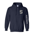 Severance Football Heavy Blend Hoodie, Sleeve Design