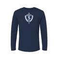 Severance Football Softstyle Long Sleeve T-Shirt (Design 1)